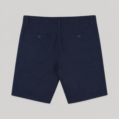 Galaxy Slim Fit Cotton Chino Shorts in Navy