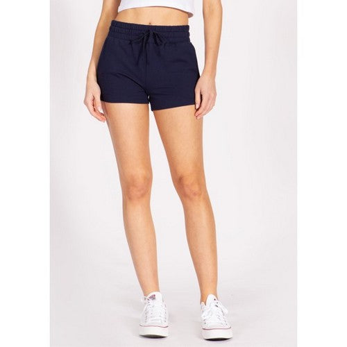 TS627R French Terry Jogger Shorts in Navy