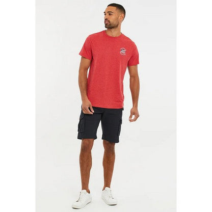 Threadbare Biscary Cotton Cargo Shorts in Navy