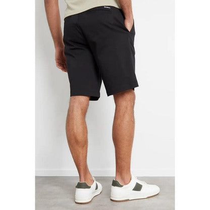 Threadbare Misty Cotton Chino Shorts in Black