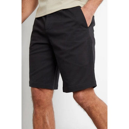 Threadbare Misty Cotton Chino Shorts in Black