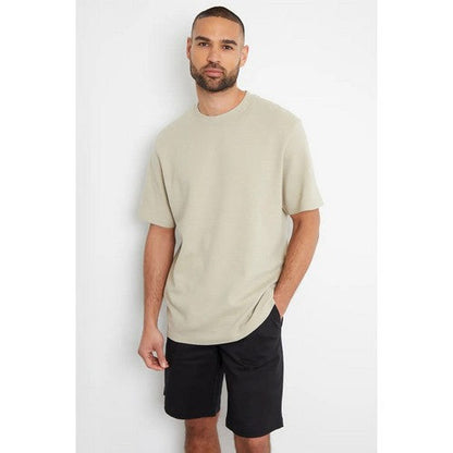 Threadbare Misty Cotton Chino Shorts in Black