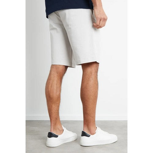 Threadbare Misty Cotton Chino Shorts in Chalk