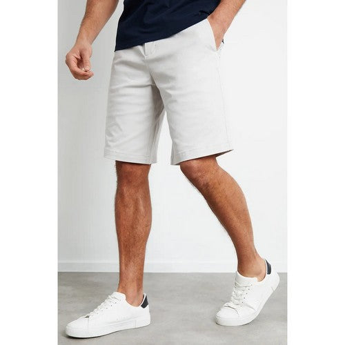TBMS09203 Threadbare Misty Cotton Chino Shorts in Chalk