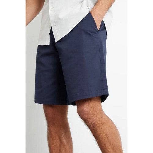 Threadbare Misty Cotton Chino Shorts in Navy