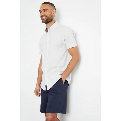 Threadbare Misty Cotton Chino Shorts in Navy