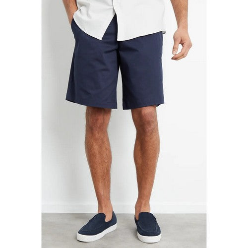 TBMS09203 Threadbare Misty Cotton Chino Shorts in Navy