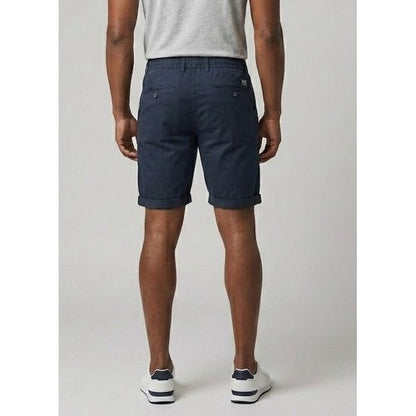 Lerros LRS Dawson Cotton Chino Shorts in Navy