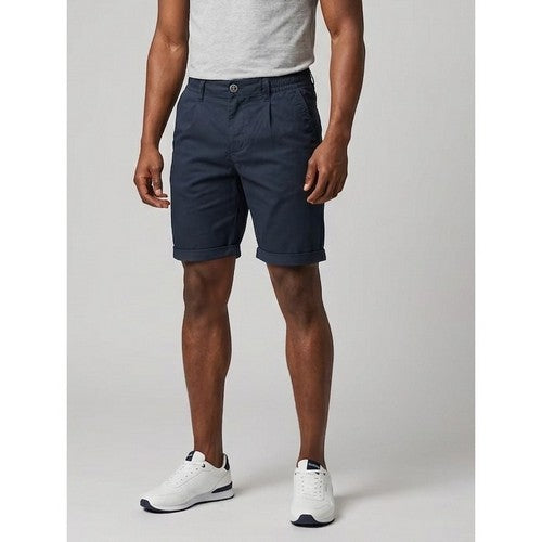 Lerros LRS Dawson Cotton Chino Shorts in Navy