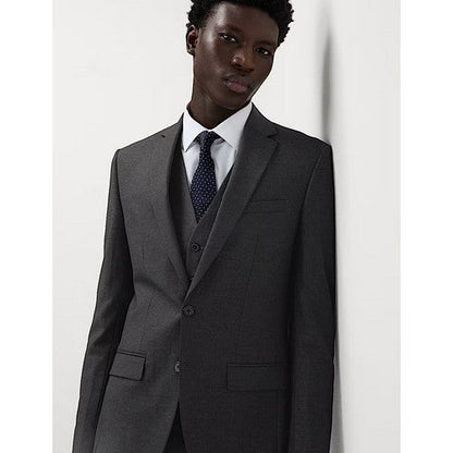 Marks & Spencer Slim Fit Stretch Ultimate Suit Jacket in Black
