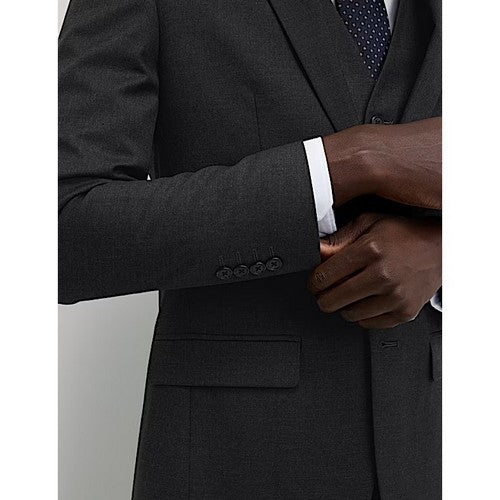 Marks & Spencer Slim Fit Stretch Ultimate Suit Jacket in Black
