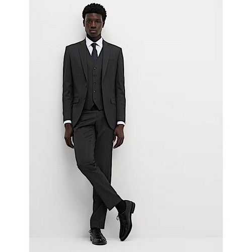 Marks & Spencer Slim Fit Stretch Ultimate Suit Jacket in Black