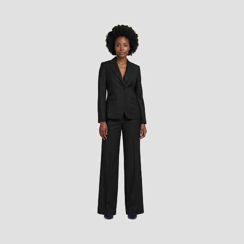 May May 3 Pocket 2pc Pant Suit in Black