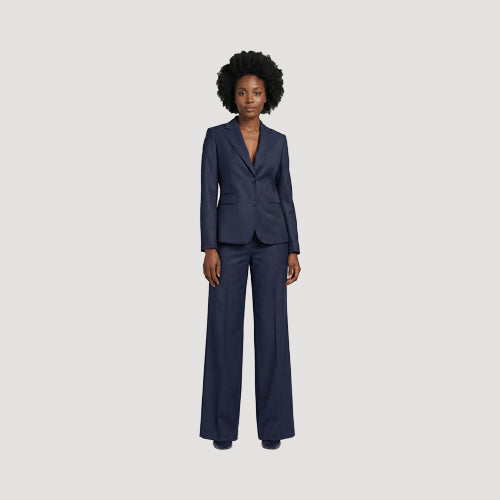 May May 3 Pocket 2pc Pant Suit in Navy