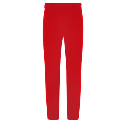Camaieu Slim Fit Pant Suit in Red