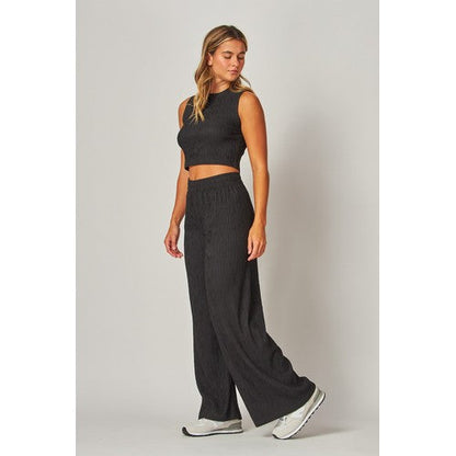 Wide Leg Pants in Black