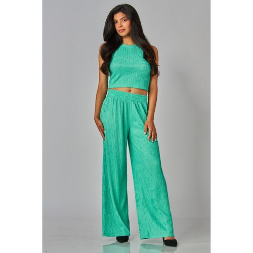 Wide Leg Pants in Spearmint