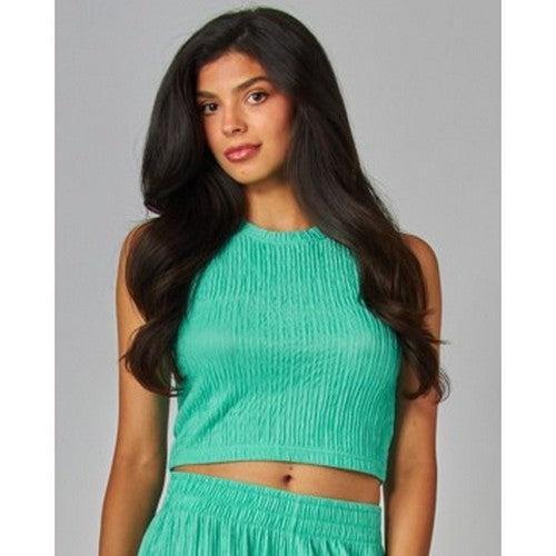 IRIS-1S Crop Tank Top in Spearmint 