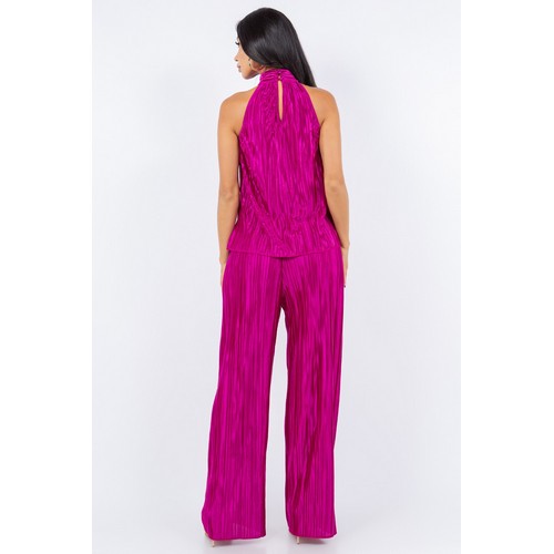 Pleat Palazzo Pants