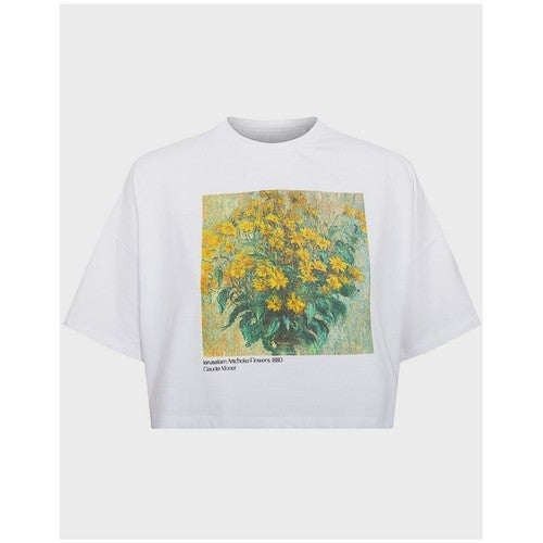 Primark Monet Jerusalem Artichoke Graphic Sleep Tee in White