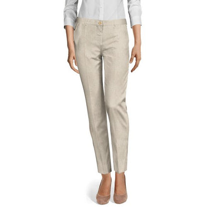 Linen Pant Suit in Natural