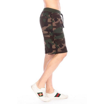 HB-14-210 Lux Jogger Short in Camo Green