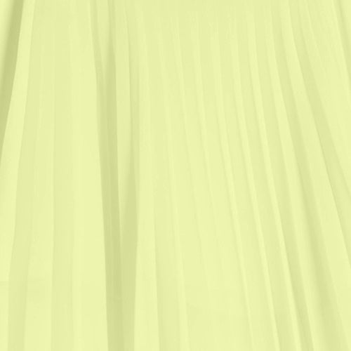 River Island Accordian Pleat Midi Skirt in Yelllow