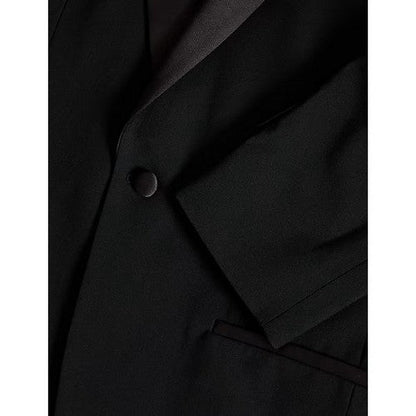 Marks & Spencer Satin Lapel Blazer in Black