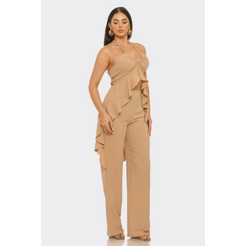 Wide Leg Pants in Tan [NOT SOLD INDIVIDUALLY]