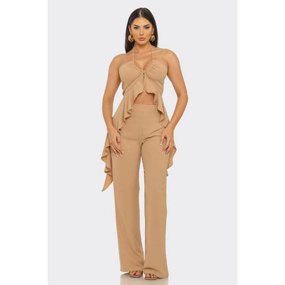 Wide Leg Pants in Tan [NOT SOLD INDIVIDUALLY]