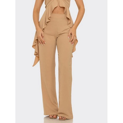 Wide Leg Pants in Tan [NOT SOLD INDIVIDUALLY]