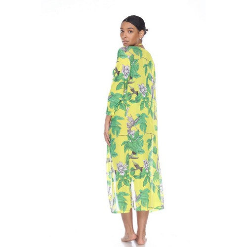 Tropical Vibe 3pc Bikini Cover Set in Green