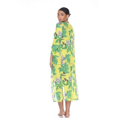 Tropical Vibe 3pc Bikini Cover Set in Green