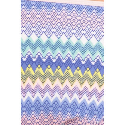 Chevron Print Padded 2pc Bikini Set in Pink