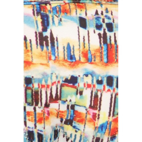 Abstract Print Triangle 2pc Bikini Set Multicolour