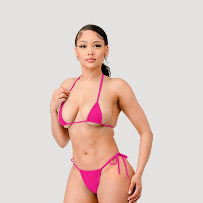 Itsy-Bitsy Barely-There Bikini in Fuchsia