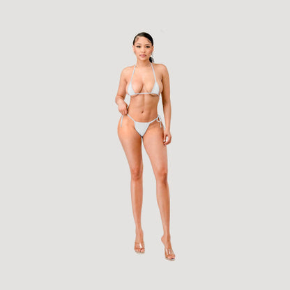 Itsy-Bitsy Barely-There Bikini in White