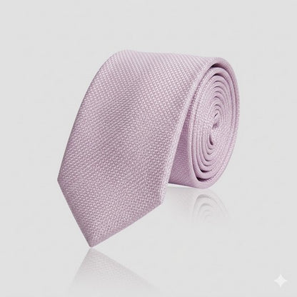 Marks & Spencer Pure Silk Geometric Pale Tie in Pink