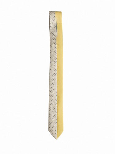Umo Lorenzo Slim Tie in Half Diamond Yellow
