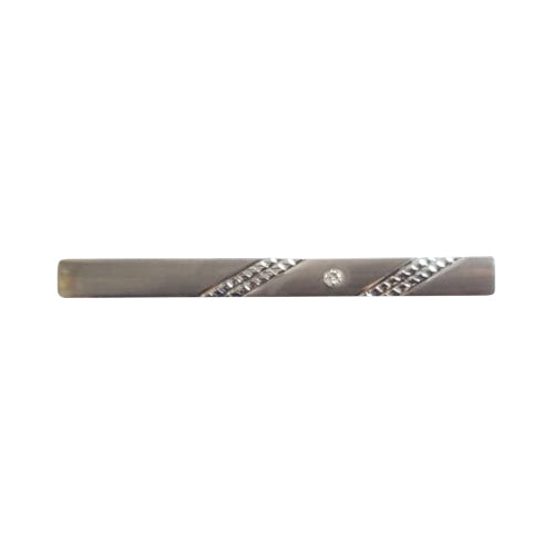 TB1301-C Silver Tie Pin Pattern 4