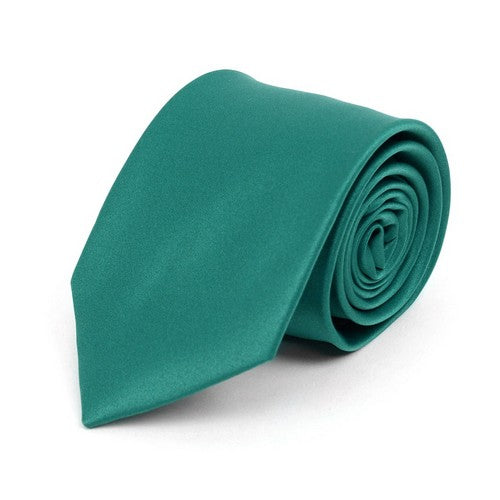PS1301-5 Umo Lorenzo Standard Satin Tie Teal