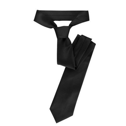 PPS2501-3 Umo Lorenzo Skinny Tie in Black