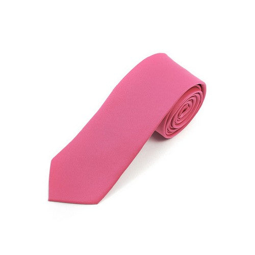 PPS2501-01 Umo Lorenzo Skinny Tie Fuchsia