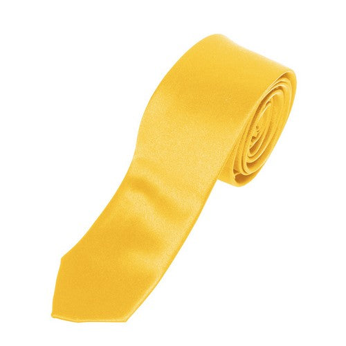 PPS2501-01 Umo Lorenzo Skinny Tie Yellow