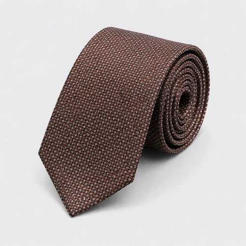 Laurant Bennet Slim Tie in Diamond Navy