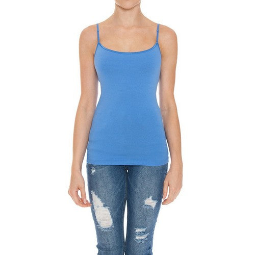 61000 Vest with Built-In Bra Cornflower