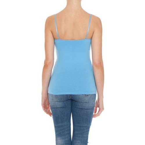 Vest with Built-In Bra in Sky