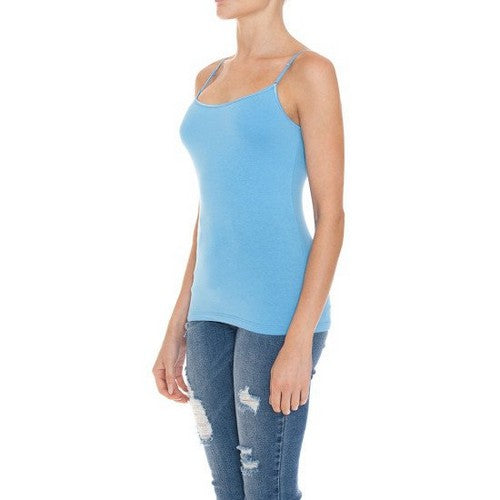 Vest with Built-In Bra in Sky