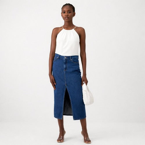 Vero Moda VM Lykke Halter Top in White