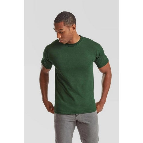 Size& Crew Neck T-Shirt in Dark Green